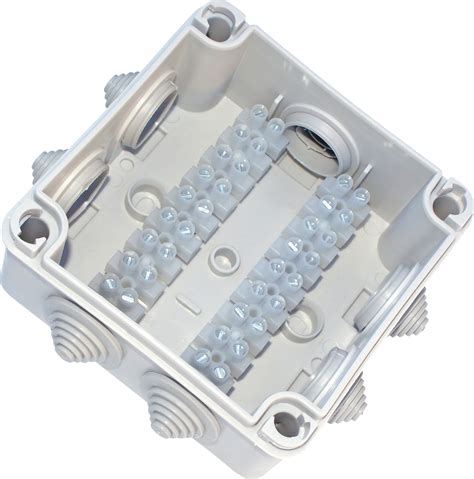 2 terminal junction box|electrical junction box with terminals.